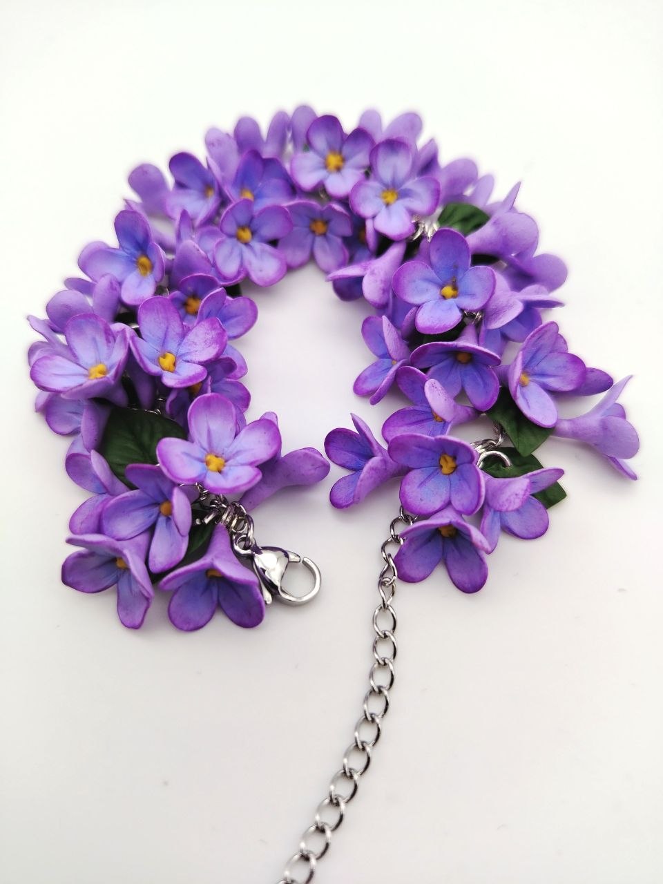 Komplet z malinami handmade bransoletka kolczyki